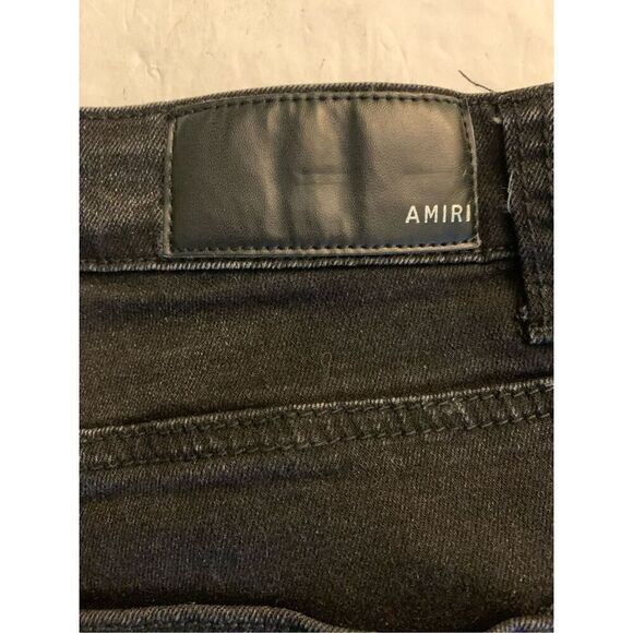 AMIRI distressed jeans black men's size 38 - Picture 10 of 10